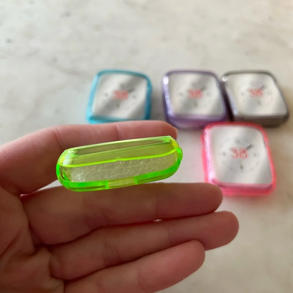 New- Set of 5 Apple Watch 38mm bumper cases